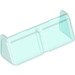 LEGO Transparant Lichtblauw Glas for Voorruit 2 x 6 x 2 (13756 / 35168)