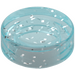 LEGO Bleu Clair Transparent Pailleté Tuile 1 x 1 Rond (35381 / 98138)