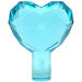 LEGO Bleu clair transparent Heart avec Barre (15745 / 28682)
