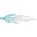 LEGO Transparent Light Blue Large Flame with Marbled Transparent Tip (28577 / 85959)