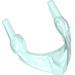 LEGO Transparent Light Blue Minifigure Visor Pointed with Round Dimples and Spikes (22393 / 22394)