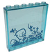 LEGO Transparent Light Blue Panel 1 x 6 x 5 with Ivy Plants Sticker (59349 / 59350)