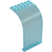 LEGO Transparent Light Blue Panel 6 x 6 x 9 Curved (2572)