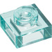 LEGO Transparent Light Blue Plate 1 x 1 (3024)