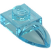 LEGO Transparent Light Blue Plate 1 x 1 with Tooth (35162 / 49668)