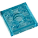 LEGO Transparent Light Blue Plate 2 x 2 (3022)