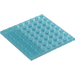 LEGO Transparent Light Blue Plate 8 x 8 (41539 / 42534)