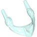 LEGO Transparent Light Blue Pointed Visor with Round Dimples and Spikes (22393)