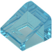 LEGO Bleu Clair Transparent Pente 1 x 1 (31°) (50746 / 54200)