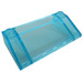 LEGO Transparent Light Blue Slope 3 x 6 (25°) with Inner Walls (3939 / 6208)