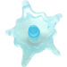 LEGO Transparent Light Blue Small Power Burst Shield