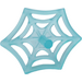 LEGO Transparentes Hellblau Spinne Web Medium mit Eins Bar (36083)