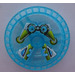 LEGO Transparentes Hellblau Technic Disk 5 x 5 mit Krabbe mit Spying Brille (32351)