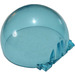 LEGO Transparent Light Blue Windscreen 6 x 6 x 3 Dome with Hinge (30083)
