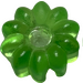 LEGO Transparent Light Bright Green Clikits 2 x 2 Flower with 10 Petals with Hole (45458 / 46283)