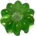 LEGO Transparent Light Bright Green Clikits 2 x 2 Flower with 10 Petals with Hole (45458 / 46283)