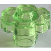 LEGO Transparent Light Bright Green Flower 2 x 2 with Open Stud (4728 / 30657)