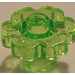 LEGO Transparentes Hellgrün Blume 2 x 2 mit offenem Bolzen (4728 / 30657)