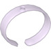 LEGO Violet Clair Transparent Bangle 45 x 57 x 12 avec 1 Base (47912)