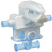 LEGO Transparant Middelblauw Bad Robot met Marbled Pearl Light Grijs (53988 / 55315)