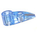 LEGO Bleu moyen transparent Griffe avec Essieu Trou (Bionicle Eye) (41669 / 48267)