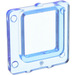 LEGO Transparant Middelblauw Glas for Venster 1 x 2 x 2 Vliegtuig (4862)