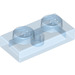 LEGO Transparent Medium Blue Plate 1 x 2 (3023 / 28653)