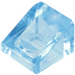 LEGO Bleu moyen transparent Pente 1 x 1 (31°) (50746 / 54200)
