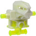 LEGO Transparent Neon Green Bad Robot with Marbled Pearl Light Gray (53988 / 55315)
