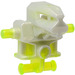 LEGO Transparant neon groen Bad Robot met Gemarmerd Pearl Licht Grijs (53988 / 55315)