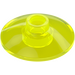LEGO Transparent Neon Green Dish 2 x 2 (4740)
