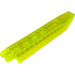 LEGO Transparent Neon Green Hinge Plate 1 x 8 with Angled Side Extensions (Squared Plate Underneath) (14137 / 50334)