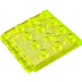 LEGO Transparent Neon Green Hinge Plate 4 x 4 Vehicle Roof (4213 / 30001)