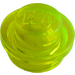 LEGO Transparente Neongrün Platte 1 x 1 Runden (30057 / 34823)