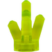 LEGO Vert néon transparent Osciller 1 x 1 avec 5 Points (28623 / 30385)
