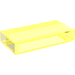 LEGO Transparentes Neongrün Fliese 1 x 2 mit Nut (3069)