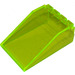 LEGO Transparent Neon Green Windscreen 6 x 4 x 2 Canopy (4474 / 30066)