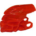 LEGO Transparentes Neonrot-Orange Bionicle Toa Kopf mit Kugelgelenk Cup (60901)