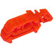 LEGO Transparentes Neonrot-Orange Verbinder Block Toa Metru Eye/Brain Stengel (47313)
