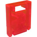 LEGO Orange rougeâtre néon transparent Récipient Boîte 2 x 2 x 2 Porte avec Fente (4346 / 30059)