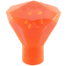 LEGO Transparant Neon Roodachtig Oranje Diamant (28556 / 30153)