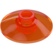 LEGO Transparent Neon Reddish Orange Dish 2 x 2 (4740)