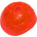 LEGO Orange rougeâtre néon transparent Demi Balle avec Traverser Trou (60934)