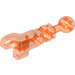 LEGO Transparant Neon Roodachtig Oranje Medium Kogelgewricht met Bal Socket en Balk (90608)