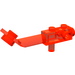 LEGO Transparent Neon Reddish Orange Metal Detector with Top Stud (4479)