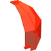 LEGO Transparent Neon Reddish Orange Panel 10 x 10 x 12 Quarter Globe (2409)