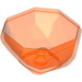 LEGO Orange rougeâtre néon transparent Osciller 4 x 4 x 1.6 Bas (30294 / 42291)