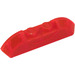 LEGO Transparent Neon Reddish Orange Slope 1 x 4 Curved with Sloped Ends and Two Top Studs (40996)