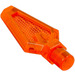 LEGO Transparentes Neonrot-Orange Speer Kopf Tip (27257)