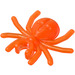 LEGO Transparent Neon Reddish Orange Spider with Clip (30238)